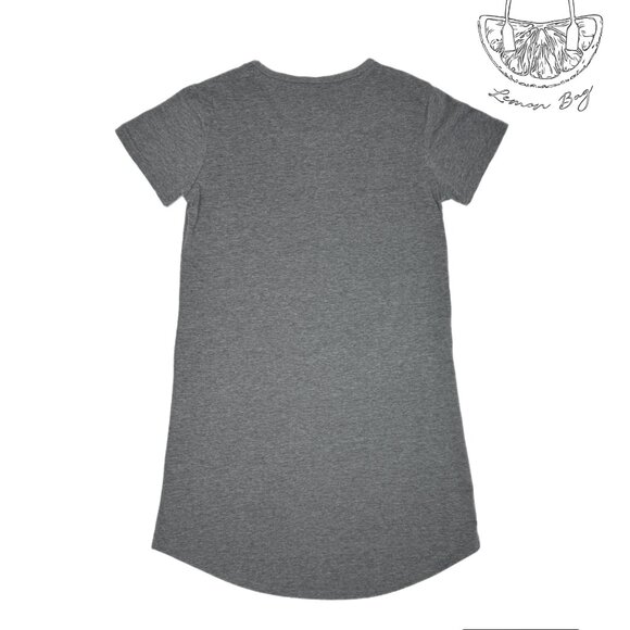 Instant Message / Long T-shirt Pajamas Graphic Christmas/ Size S / Color Grey - Picture 3 of 4